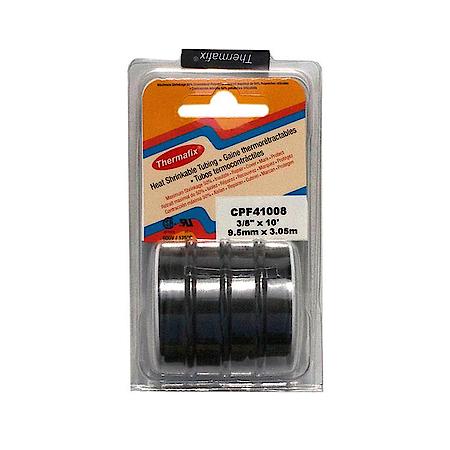 Heat Shrinkable Tubing - Black Spool - Material Cross-linked polyolefin - 3/8" Dia.