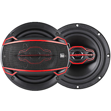 6.5" 4-Way Car Speakers: High Quality Audio, Fits 6.5" Openings, 160 Watts