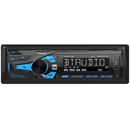 Single Din Car Stereo: Digital Media Player, Bluetooth, Music Streaming, Hands Free Calling