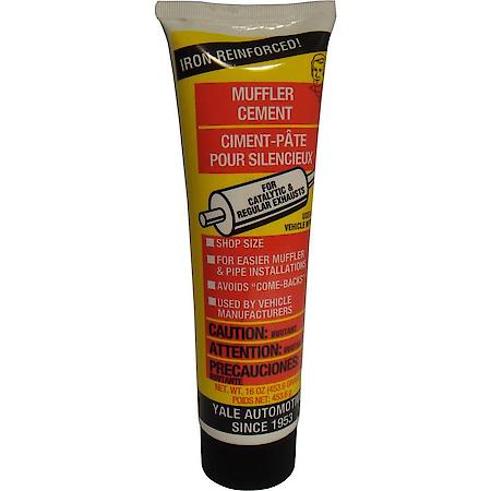 Universal Exhaust Muffler Cement, 16 oz, for Sealing Leaks and Installation