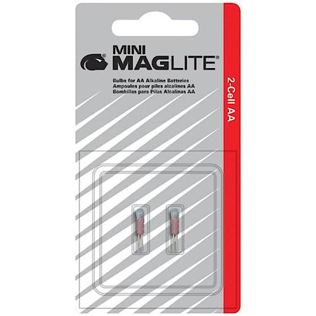 Mini Mag AA Bulbs 2 Pack
