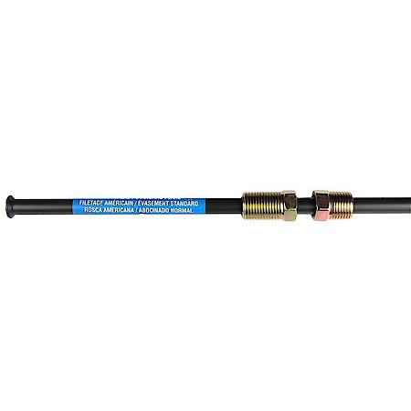 PVF Coated Steel Brake Line: 20" Long, 1/4" Diameter, Universal Fit, 1 Piece