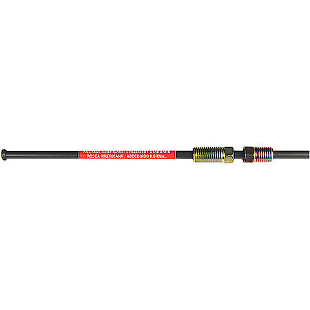 PVF Coated Steel Brake Line: 72" Long, 3/16" Diameter, Universal Fit, 1 Piece