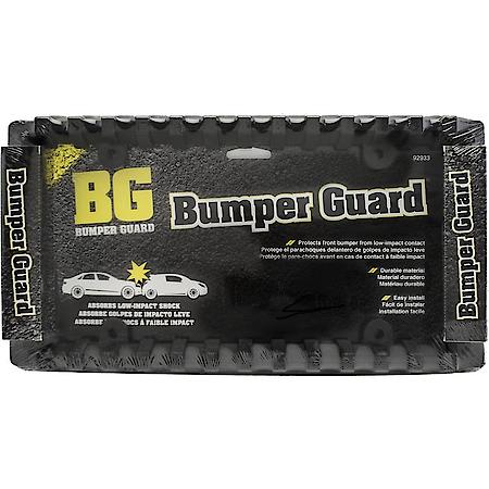 Bumper Guard License Plate Frame: Black Rubber, Excludes Mounting Hardware