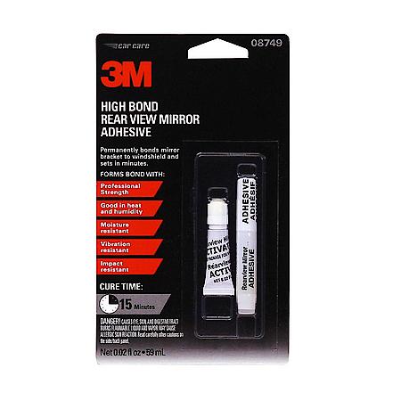 High Bond Rearview Mirror Adhesive, 08749, 0.02 fl oz