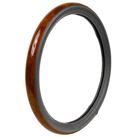 Steering Wheel Cover- Luxury Grey Wood