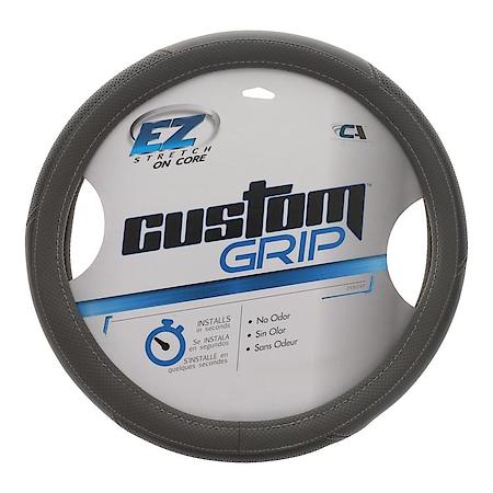 Steering Wheel Cover- Grey Sport Stitch