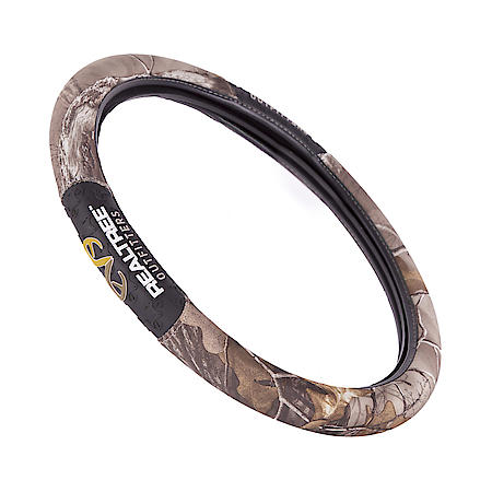 Antler 2 Grip Steering Wheel Cover: Polyester, Fits 15-15.5", Xtra Camouflage