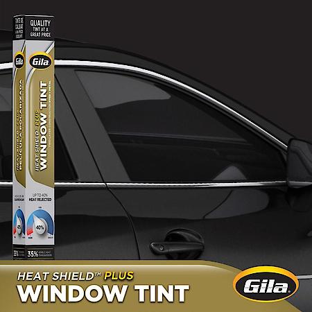 Heat Shield Plus 35% VLT Automotive Window Tint DIY Extra Heat Control Glare Control, 24 Inch x 78 Inch