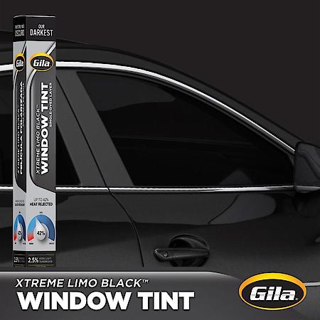 XTREME LIMO BLACK 2.5% VLT Automotive DIY Window Tint Glare & Privacy Control, 24 Inch x 78 Inch
