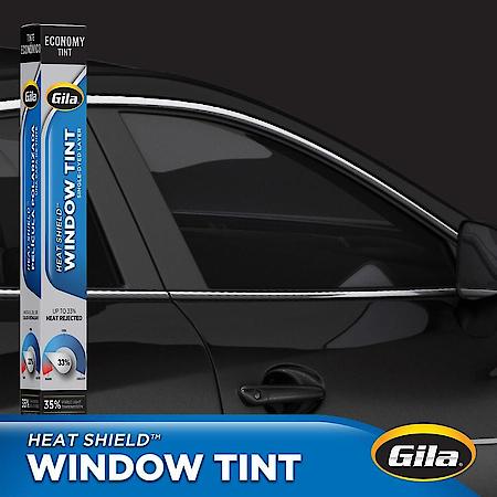 HEAT SHIELD 35% VLT Automotive DIY Window Tint Heat Control Glare & Privacy Control, 24 Inch x 78 Inch