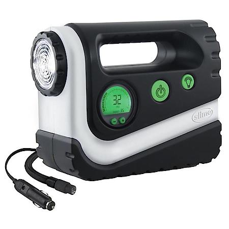 Rugged Digital Tire Inflator: 4 Min Inflation, Digital 1-99 PSI, Auto Shut-Off At Set PSI, LED Light