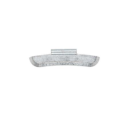Uncoated Zinc Clip On Wheel Weights: 1.00 oz, 25 Pack