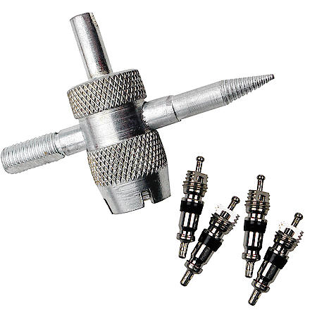 4-Way Valve Tool & Cores: Repair All Vehicle & AC Valves