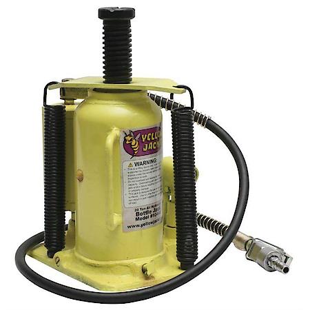 20-Ton Air Hydraulic Bottle Jack-Yellowjackit
