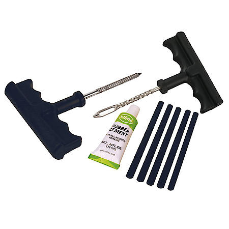 Heavy Duty Tire Plug Kit with Glue for Off-Road Tires