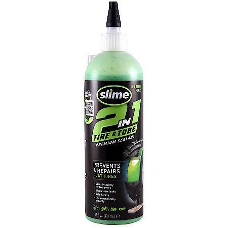 2-in-1 Tire & Tube Sealant: Seals For 2 Years, Stops Leaks, Prevents & Repairs Flat Tires, 16 oz.