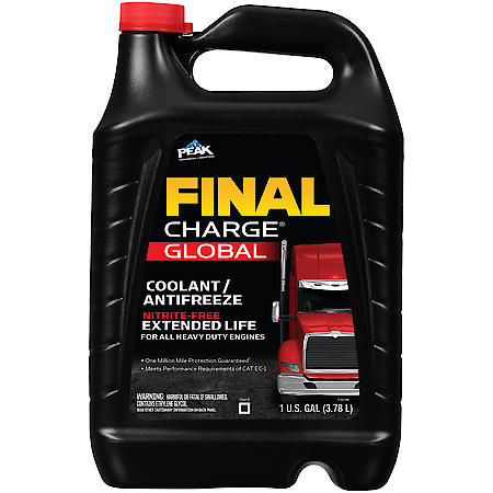 Heavy Duty Antifreeze and Coolant: Concentrate, Protection Against Corrosion, 1 Gallon