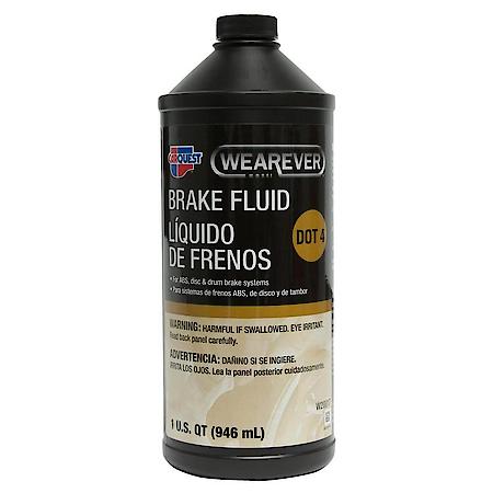 DOT 4 Brake Fluid: Synthetic Formulation, Corrosion Protection For All Metals, 32 oz.