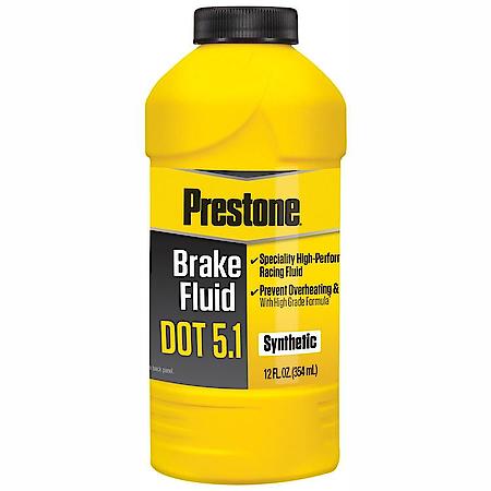 DOT 5.1 Brake Fluid: Synthetic, High Grade, High Performance Formula For Extreme Braking, 12 oz