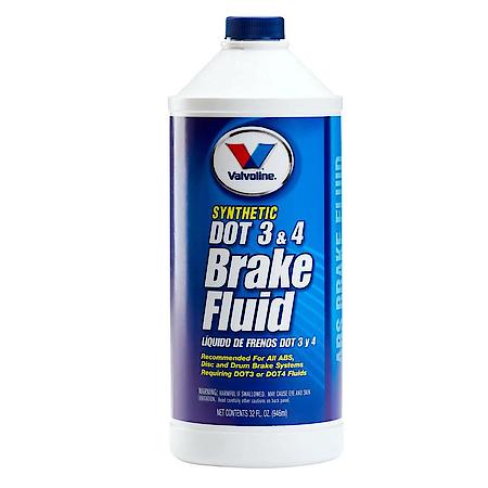 DOT 3 and 4 Brake Fluid (32 oz.)