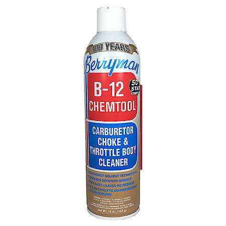 B-12 Chemtool Fuel Treatment: CA - Carburetor, Choke & Throttle Body Cleaner, Aerosol, 16 oz.