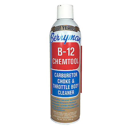 B-12 Chemtool Fuel Treatment: Carburetor, Choke & Throttle Body Cleaner, Aerosol, 16 oz.