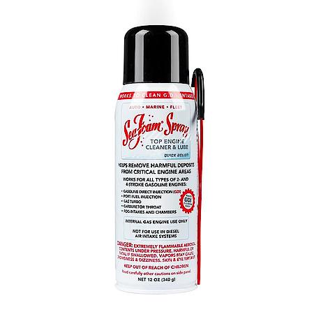 Spray; upper engine and intake cleaner spray, 12 oz.