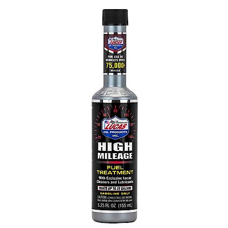 High Mileage Fuel Treatment: Gas, Designed For Mature Engines, Increases Miles Per Gallon, 5.25 oz.