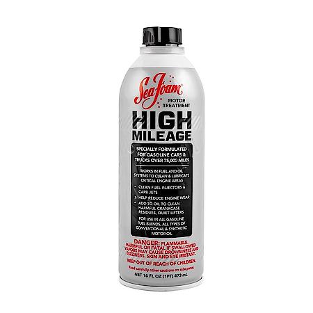 High Mileage Motor Treatment; fuel and oil additive, for gas engines over 75,000 miles, 16 oz.