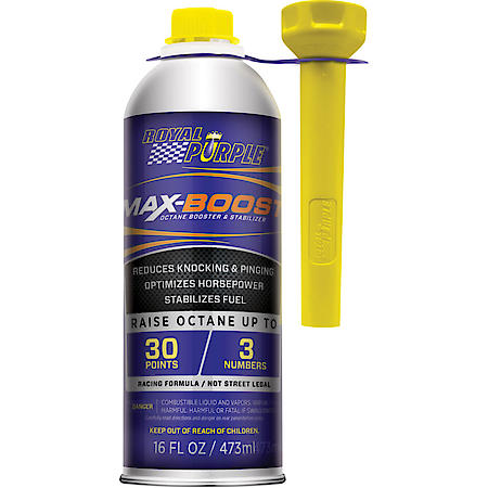 Max-Boost Octane Boost And Stabilizer: Raises Octane Rating Up To 30 Points, Stabilizes Fuel, 16 oz.