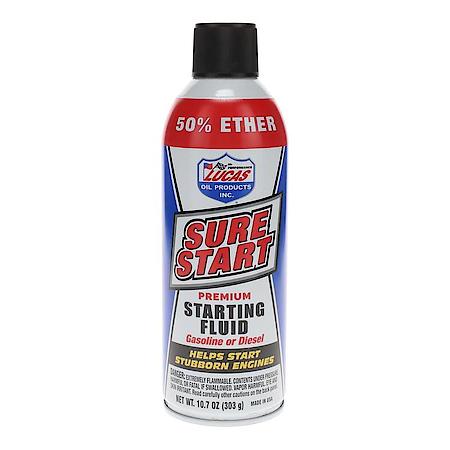 Sure Start Premium Starting Fluid for Quick and Easy Starts, 10.7 oz.