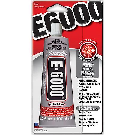 Industrial Strength Multi-Purpose Adhesive - Clear, Flexible & Durable 3.7 oz.
