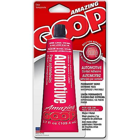 Amazing GOOP Automotive Adhesive: Sticks to Multiple Surfaces- 3.7 oz.