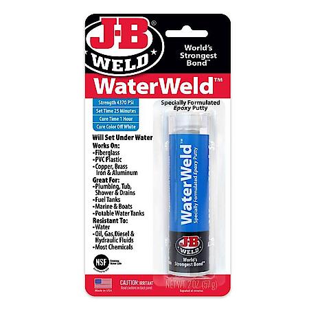 Waterweld Epoxy Putty Stick for Leak Repair and Patching