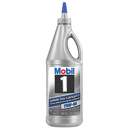 75W-90 Gear Lubricant LS: Synthetic, Corrosion Protection, Extends Gear Life, Multi-Purpose, 1 Quart