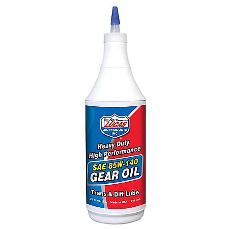 Heavy Duty 85W-140 Transmission & Differential Gear Oil: Anti-Wear And Lubricity Agents, 1 Quart