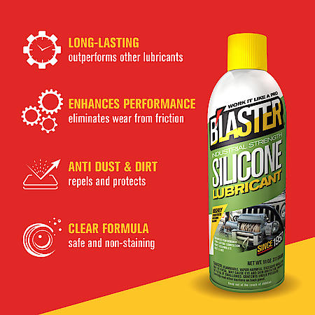 Industrial Strength Silicone Lubricant, 11 oz.