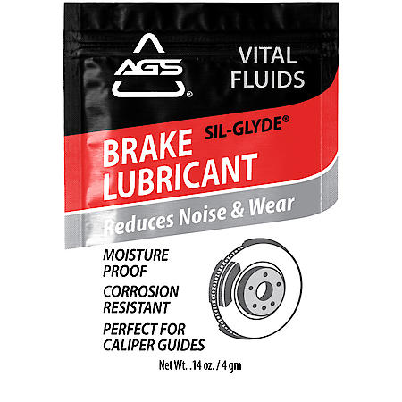 Sil-Glyde Brake Lubricant: Silicone, Stops Break Noise, .14 Oz (sold by each)