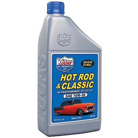 Hot Rod & Classic Car High Zinc 10W-30 Conventional Engine Oil, 1 Quart