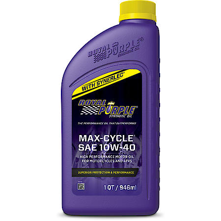 MaxCycle SAE 10W40 High Performance Motorcycle and ATV Motor Oil, 1 QT