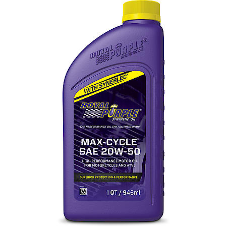 MaxCycle SAE 20W50 High Performance Motorcycle and ATV Motor Oil, 1 QT