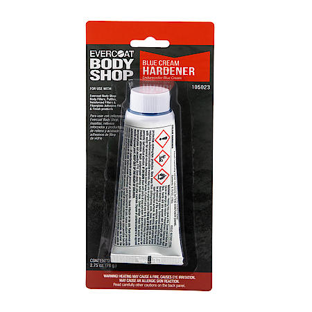 Blue Cream Hardener for Repair, Easy Mixing, Fast Curing, 2.75 oz. Tube