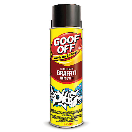 Graffiti Remover - 16 Oz Aerosol Spray Can-Removes Paint From Concrete, Brick, And More