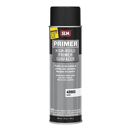 High Build Primer Surfacer, BLACK - Elastomeric acrylic coating for priming steel, aluminum, fiberglass and plastics
