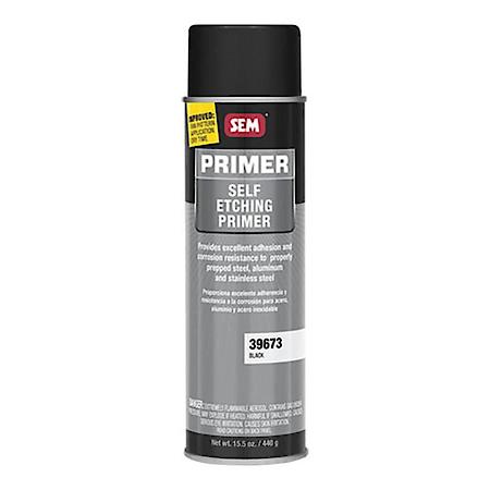 Self Etching Primer, BLACK - Excellent adhesion to steel, aluminum & stainless steel - Easy to sand