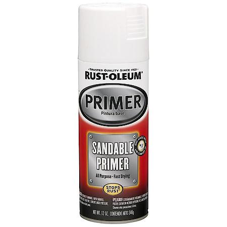 Fast-Drying, Sandable Primer Spray Provides Tough, 12oz