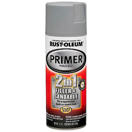Rust-Inhibitive Gray Primer: Fills, Sands, & Protects