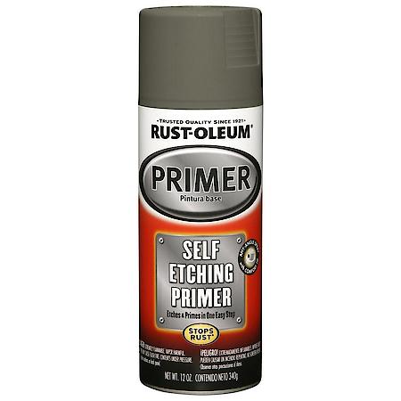Rust-Stopping Self Etching Primer for Metal, Aluminum & Fiberglass