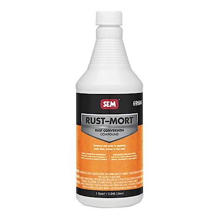 RUST MORT Metal Treatment - Stops Rust Dead! - Provides an ideal foundation for paint and body filler